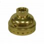 LOT OF 50 BRASS-PLATED CAPS ONLY FOR MEDIUM-BASED SOCKET  1/8 IPS   TR-536