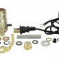 LAMP PART KIT: PUSH-THRU SOCKET, BLACK CORD   TD-396BLKPUSH