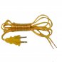 LOT OF 25...8' GOLD CORD WITH PLUG TO WIRE OWN LAMP  TR-1856