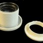 WHITE PHENOLIC PENDANT SOCKET W/SCREW RING  TR-800BPS