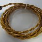 8' TWISTED GOLD RAYON CORD WITH PLUG