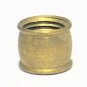 UNF BRASS COUPLING 1/2" HOLE x 1/2"  HOLE  TV-88