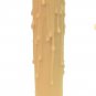 6" FAUX RESIN FIBER-DRIP HONEY BEIGE CANDELABRA-BASED CANDLE COVERS  TP-176