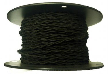 Black twisted rayon wire