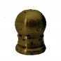 Lot of 2.. 9/16" unfinished plain brass knob- 3/8" hole   TV-329