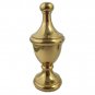 POLISHED BRASS URN LAMP SHADE FINIAL