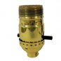 Solid brass push-thru socket w/uno threads    TR-421