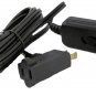 BLACK SLIDE DIMMER SWITCH WITH PLUG   B-1