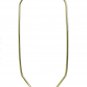 12" Heavy duty polished brass harps