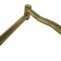 DOUBLE-JOINTED 10" BRASS-PLATED SWING ARM