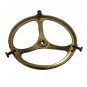 LOT OF 10 4" CAST UNFINISHED BRASS METAL HOLDERS   (TH-701)