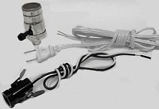 NICKEL-PLATED NITE-LITE LAMP KIT W/SILVER CORD, TR-209, TR-47