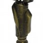 Antique brass golf bag lamp shade finial