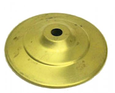 3 3/4" UNFINISHED SOLID BRASS VASE CAP          TH-29