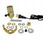 LOT OF10 LAMP PART KITS - BLK CORD, 3-WAY SOCKET TD-396