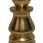 1" BURNISHED AND LACQUERED BRASS LAMP SHADE FINIAL TV-276