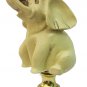 IVORY RESIN ELEPHANT LAMP SHADE FINIAL
