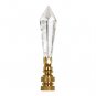 CUT CRYSTAL U-DROP LAMP SHADE FINIAL