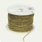 250' Roll miniature br beaded chain  (TR-712)
