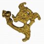 3" x 3" UNF BRASS SCROLLED ARMBACK   TH-871