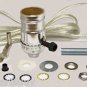 lot of 10 silver kits : 8' silver cord/off/on skt, 10" pipe  TD-397X