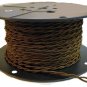 LOT OF 50 BROWN TWISTED RAYON WIRE- 18 GAUGE 2-WIRE VINTAGE-STYLE