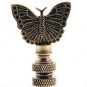 ANTIQUE BRASS BUTTERFLY LAMP SHADE FINIAL
