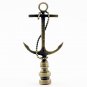 ANTIQUE BRASS ANCHOR LAMP SHADE FINIAL