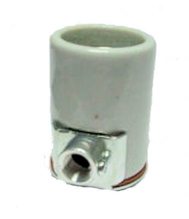 PORCELAIN STANDARD-BASED SOCKET W/SIDE FITTER     TR-114