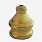 BRASS-PLATED PYRAMID KNOB W/ PULL-CHAIN HOLE  TV-350