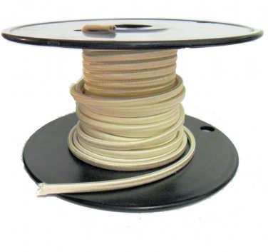 50 FT WHITE RAYON LAMP WIRE- $52 - FREE SHIPPING