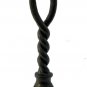 Lamp parts: TWISTED BRONZED METAL LAMP SHADE FINIAL