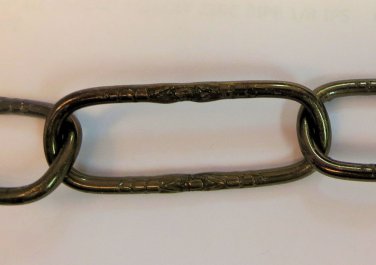 11 GAUGE ANT-BRASS-PLATED EMB CHAIN   TK-71