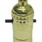 BRASS-PLATED PUSH-THRU SOCKET, SHELL, CAP   TR-19