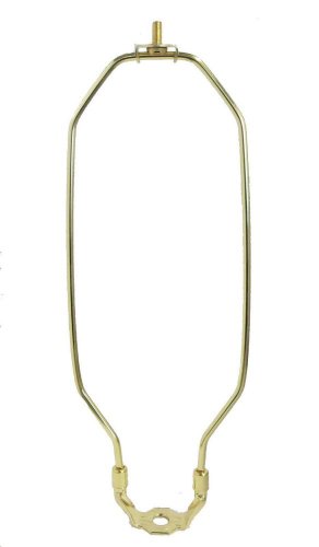 14"  POLISHED BRASS HARPS