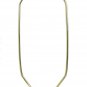 14"  POLISHED BRASS HARPS
