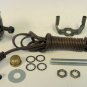 ANTIQUE BRASS-PLATED LAMP KITS: OFF/ON SOCKETS, 15' BROWN CORD       TD-401XX