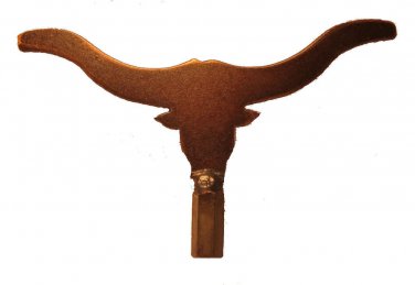 Rustic longhorn lamp shade finial  RF-5
