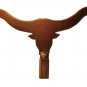 Rustic longhorn lamp shade finial  RF-5