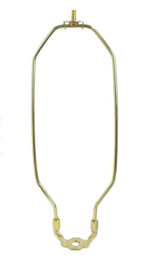 13"  POLISHED BRASS HARPS