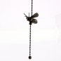 ANTIQUE BRASS BUMBLE BEE FAN OR SOCKET PULL