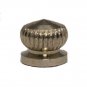 Lamp parts: lot of 100 chrome-plated cap nuts w/ 8-32 screw hole  TV-569