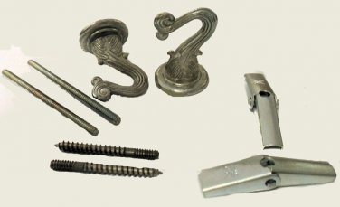 CHROME - PLATED HOOK SETS    TD-106