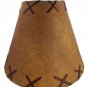 LOT OF 6...9" FAUX OILED KRAFT LACED CLIP-ON   OKL-9