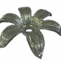 6-LEAF CAST METAL BEADED BOBESCHE W/ PIN HOLES CE6412