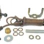 ANTIQUE BRASS-PLATED LAMP KITS: OFF/ON SOCKETS, 12' BROWN CORD         TD-401XX