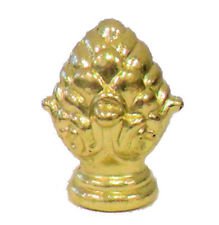 CAST METAL 1.5" BRASS-PLATED PINEAPPLE   TV-650