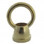 SMALL POLISHED BRASS AND LACQUERED DIE-CAST LOOP TV-703