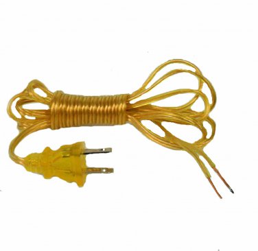 12' GOLD cord with plug   TR-1872