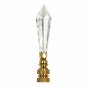 CUT CRYSTAL U-DROP LAMP SHADE FINIAL    C-2